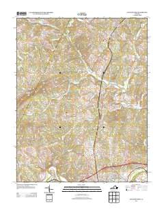 2013 Map of Lynch Station, 2013 Print