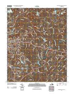 2011 Map of Martinsville East, 2011 Print