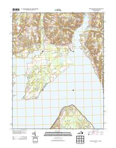 2013 Map of Mathias Point, 2013 Print