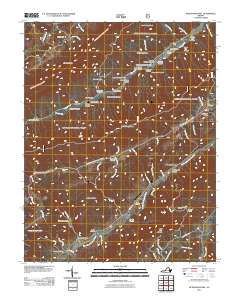 2011 Map of McDonalds Mill, 2011 Print