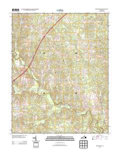2013 Map of McKenney, 2013 Print