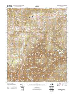 2013 Map of Meadows of Dan, 2013 Print