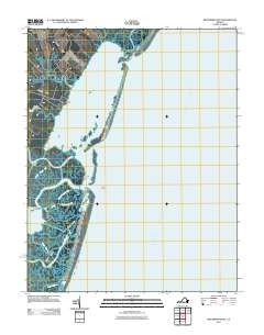 2011 Map of Metompkin Inlet, 2011 Print