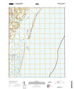 2019 Map of Metompkin Inlet, 2019 Print