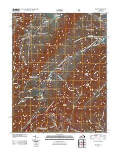 2011 Map of Millboro, 2011 Print