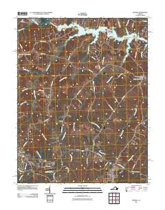2011 Map of Mineral, 2011 Print