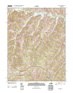 2013 Map of Mineral, 2013 Print