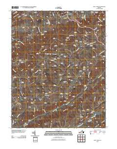 2010 Map of Moll Creek, 2010 Print