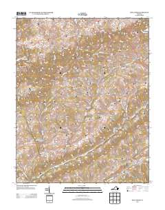 2013 Map of Moll Creek, 2013 Print