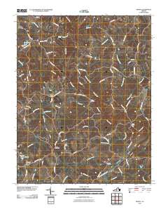 2010 Map of Moneta, 2010 Print