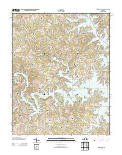 2013 Map of Moneta SW, 2013 Print