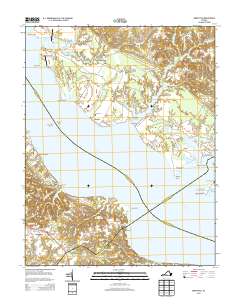 2014 Map of Morattico, 2014 Print