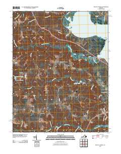 2010 Map of Mount Landing, 2010 Print