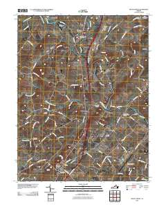 2010 Map of Mount Sidney, 2010 Print