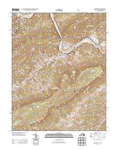 2013 Map of Narrows, 2013 Print