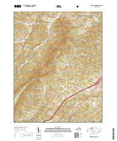 2019 Map of Natural Bridge, 2019 Print