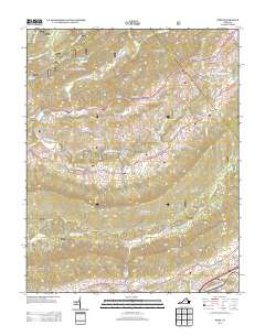 2013 Map of Nebo, 2013 Print
