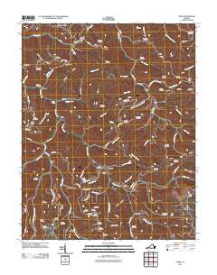 2011 Map of Nora, 2011 Print