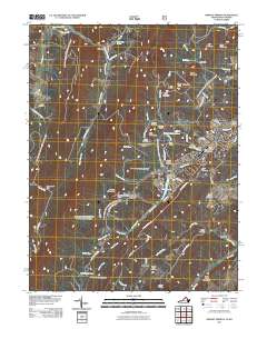 2011 Map of Orkney Springs, 2011 Print