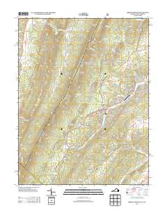 2013 Map of Orkney Springs, 2013 Print