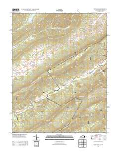 2013 Map of Paint Bank, 2013 Print