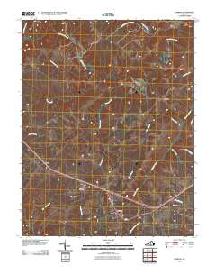 2010 Map of Pamplin, 2010 Print