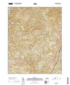 2019 Map of Pittsville, 2019 Print