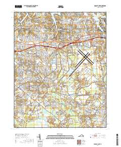 2019 Map of Princess Anne, 2019 Print