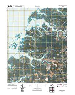 2011 Map of Pungoteague, 2011 Print