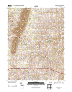 2013 Map of Purcellville, 2013 Print