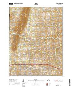 2019 Map of Purcellville, 2019 Print