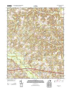 2013 Map of Quinton, 2013 Print