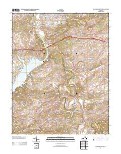 2013 Map of Radford South, 2013 Print