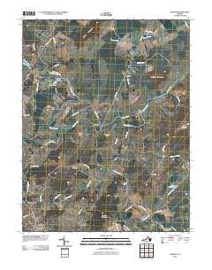 2010 Map of Rapidan, 2010 Print
