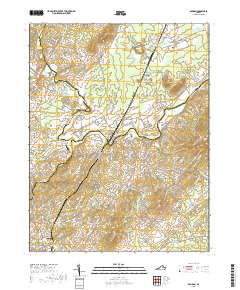 2019 Map of Rapidan, 2019 Print