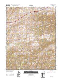 2013 Map of Riner, 2013 Print