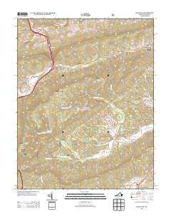 2013 Map of Rocky Gap, 2013 Print