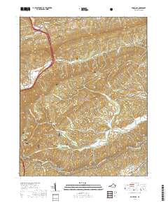 2019 Map of Rocky Gap, 2019 Print