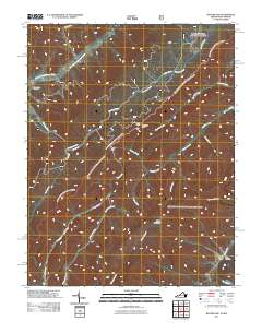 2011 Map of Rucker Gap, 2011 Print