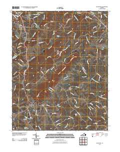 2010 Map of Rustburg, 2010 Print