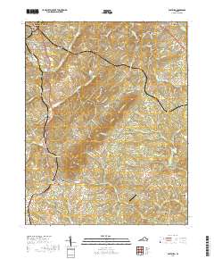 2019 Map of Rustburg, 2019 Print