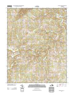 2013 Map of Sandy Level, 2013 Print