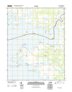 2013 Map of Saxis, 2013 Print