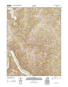 2013 Map of Scottsville, 2013 Print