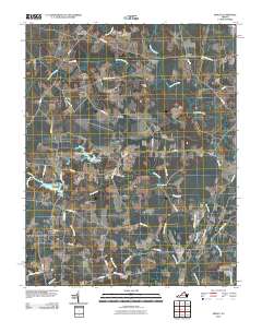 2010 Map of Sedley, 2010 Print