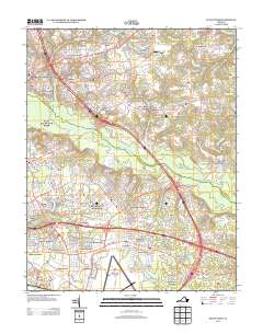2013 Map of Seven Pines, 2013 Print
