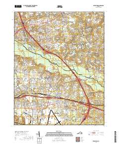 2019 Map of Seven Pines, 2019 Print