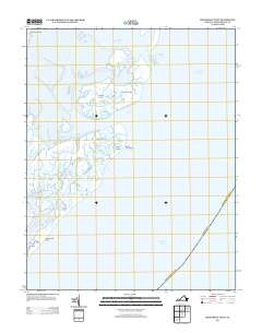 2013 Map of Ship Shoal Inlet, 2013 Print