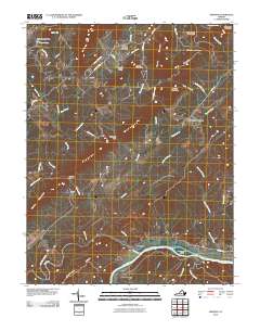 2010 Map of Shipman, 2010 Print