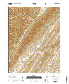 2019 Map of Singers Glen, 2019 Print